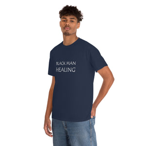 Black Man Healing Unisex Heavy Cotton Tee
