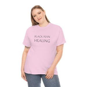 Black Man Healing Unisex Heavy Cotton Tee