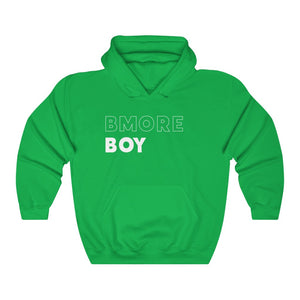 BMore Boy White Hooded Sweatshirt