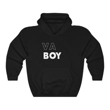 Load image into Gallery viewer, VA Boy White Hooded Sweatshirt