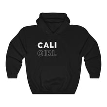 Load image into Gallery viewer, Cali Girl White Hooded Sweatshirt