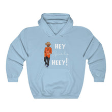 Load image into Gallery viewer, Hey Girl Heey! White Logo Hooded Sweatshirt