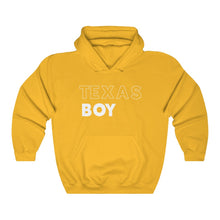 Load image into Gallery viewer, Texas Boy White Hooded Sweatshirt