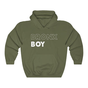 Bronx Boy White Hooded Sweatshirt