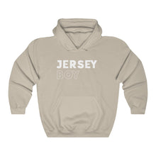 Load image into Gallery viewer, Jersey Boy White Hooded Sweatshirt