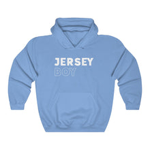 Load image into Gallery viewer, Jersey Boy White Hooded Sweatshirt