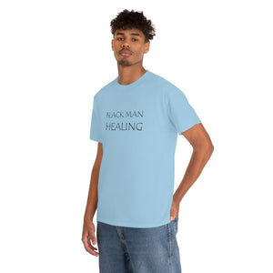 Black Man Healing Unisex Heavy Cotton Tee