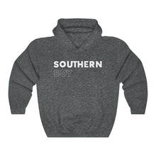 Load image into Gallery viewer, Southern Boy White Hooded Sweatshirt