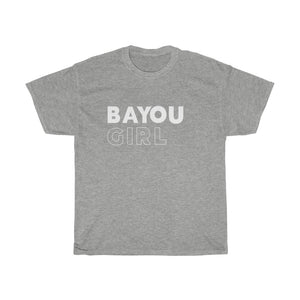 Bayou Girl White Unisex Heavy Cotton Tee