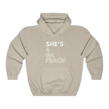 Load image into Gallery viewer, She's A GA Peach Unisex Heavy Blend™ Hooded Sweatshirt