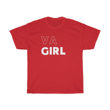 Load image into Gallery viewer, VA Girl White Unisex Heavy Cotton Tee