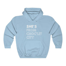Load image into Gallery viewer, She's From Choc'Lit City Unisex Heavy Blend™ Hooded Sweatshirt