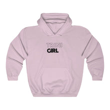 Load image into Gallery viewer, Trini Girl Black Hooded Sweatshirt