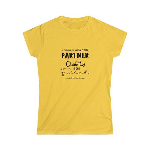Communication, Clarity Women's Softstyle Tee