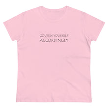 Load image into Gallery viewer, Govern Yourself Midweight Cotton Tee