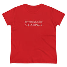 Load image into Gallery viewer, Govern Yourself Midweight Cotton Tee