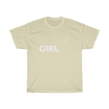 Load image into Gallery viewer, Texas Girl White Unisex Heavy Cotton Tee