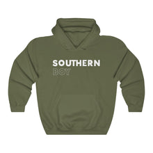 Load image into Gallery viewer, Southern Boy White Hooded Sweatshirt