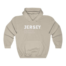 Load image into Gallery viewer, Jersey Girl White Hooded Sweatshirt