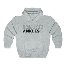 Load image into Gallery viewer, Delicate Ankles Black Hooded Sweatshirt
