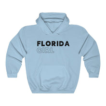 Load image into Gallery viewer, Florida Girl Black Hooded Sweatshirt