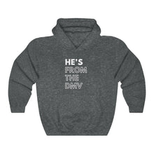 Load image into Gallery viewer, He's From the DMV Unisex Heavy Blend™ Hooded Sweatshirt