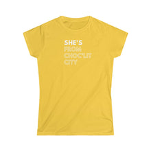 Load image into Gallery viewer, She's from Choc'Lit City Women's Softstyle Tee
