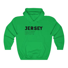 Load image into Gallery viewer, Jersey Boy Black Hooded Sweatshirt