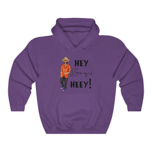 Load image into Gallery viewer, Hey Boy Heey! Logo Black Hooded Sweatshirt
