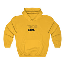 Load image into Gallery viewer, Trini Girl Black Hooded Sweatshirt