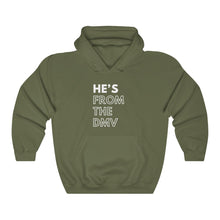Load image into Gallery viewer, He's From the DMV Unisex Heavy Blend™ Hooded Sweatshirt