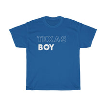 Load image into Gallery viewer, Texas Boy White Unisex Heavy Cotton Tee