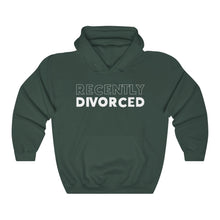 Load image into Gallery viewer, Recently Divorced White Hooded Sweatshirt