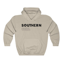 Load image into Gallery viewer, Southern Girl Black Hooded Sweatshirt