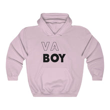 Load image into Gallery viewer, VA Boy Black Hooded Sweatshirt