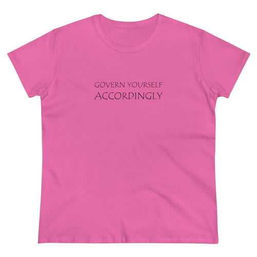 Govern Yourself Midweight Cotton Tee