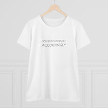 Load image into Gallery viewer, Govern Yourself Midweight Cotton Tee