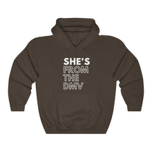 Load image into Gallery viewer, She's From the DMV Unisex Heavy Blend™ Hooded Sweatshirt