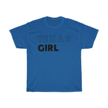Load image into Gallery viewer, Texas Girl Unisex Heavy Cotton Tee