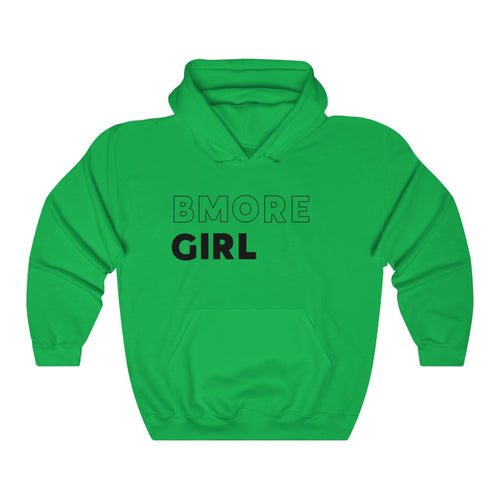 BMore Girl Black Hooded Sweatshirt