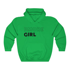 BMore Girl Black Hooded Sweatshirt