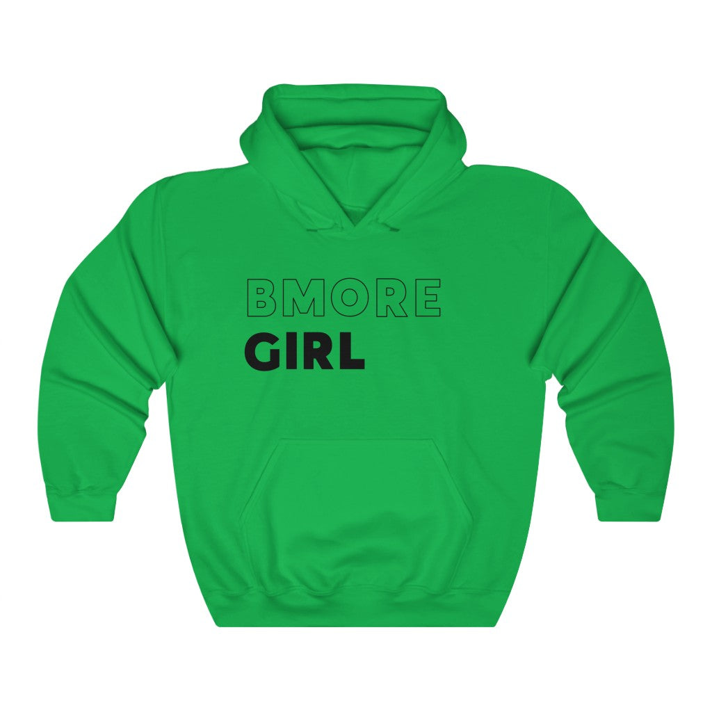 BMore Girl Black Hooded Sweatshirt