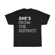 Load image into Gallery viewer, She's From The District Unisex Heavy Cotton Tee