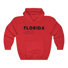 Load image into Gallery viewer, Florida Girl Black Hooded Sweatshirt
