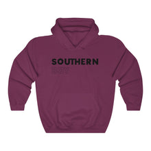Load image into Gallery viewer, Southern Boy Black Hooded Sweatshirt