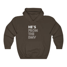 Load image into Gallery viewer, He's From the DMV Unisex Heavy Blend™ Hooded Sweatshirt