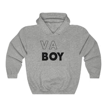 Load image into Gallery viewer, VA Boy Black Hooded Sweatshirt