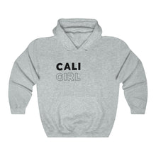 Load image into Gallery viewer, Cali Girl Black Hooded Sweatshirt