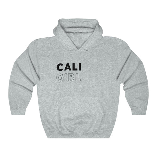 Cali Girl Black Hooded Sweatshirt