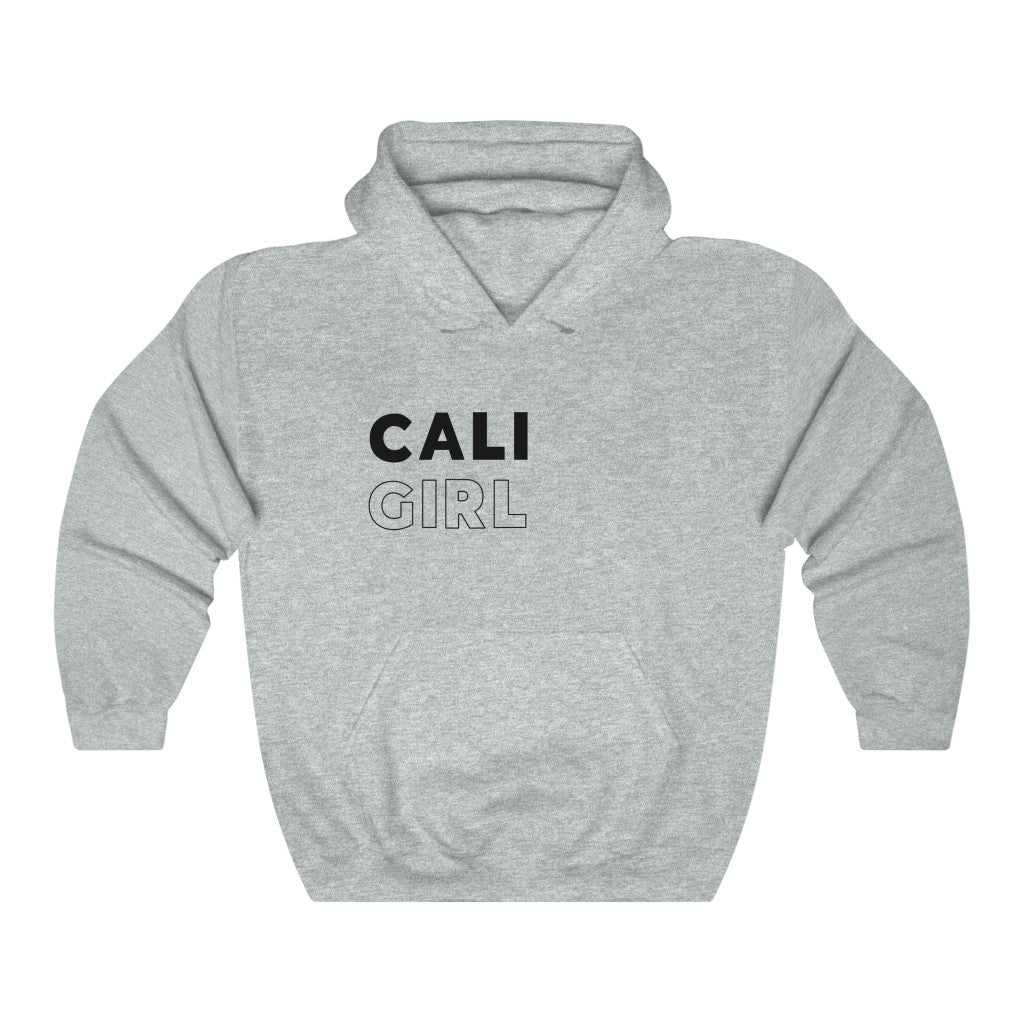 Cali Girl Black Hooded Sweatshirt